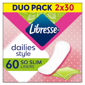 Libresse pikkuhousunsuoja 60kpl So Slim Big Pack