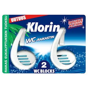 Klorin WC-raikastin 2x40g