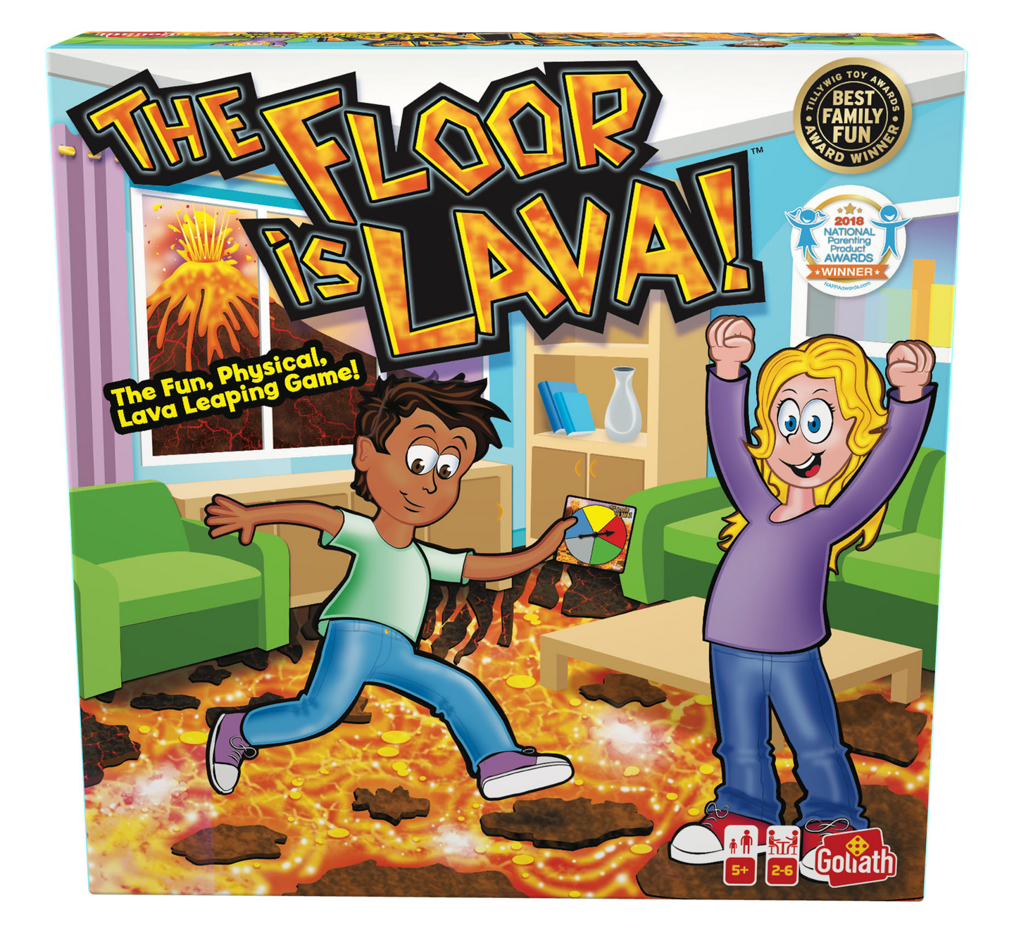 Lattia on laavaa -peli