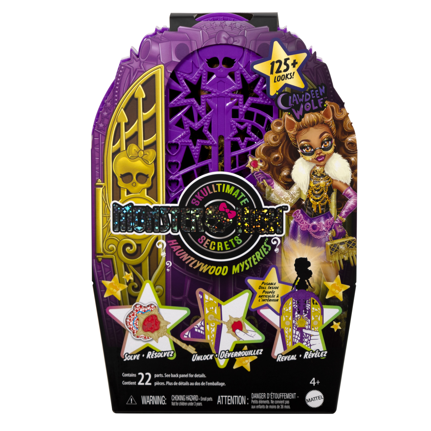 Monster High Skulltimate Secrets Clawdeen -nukke