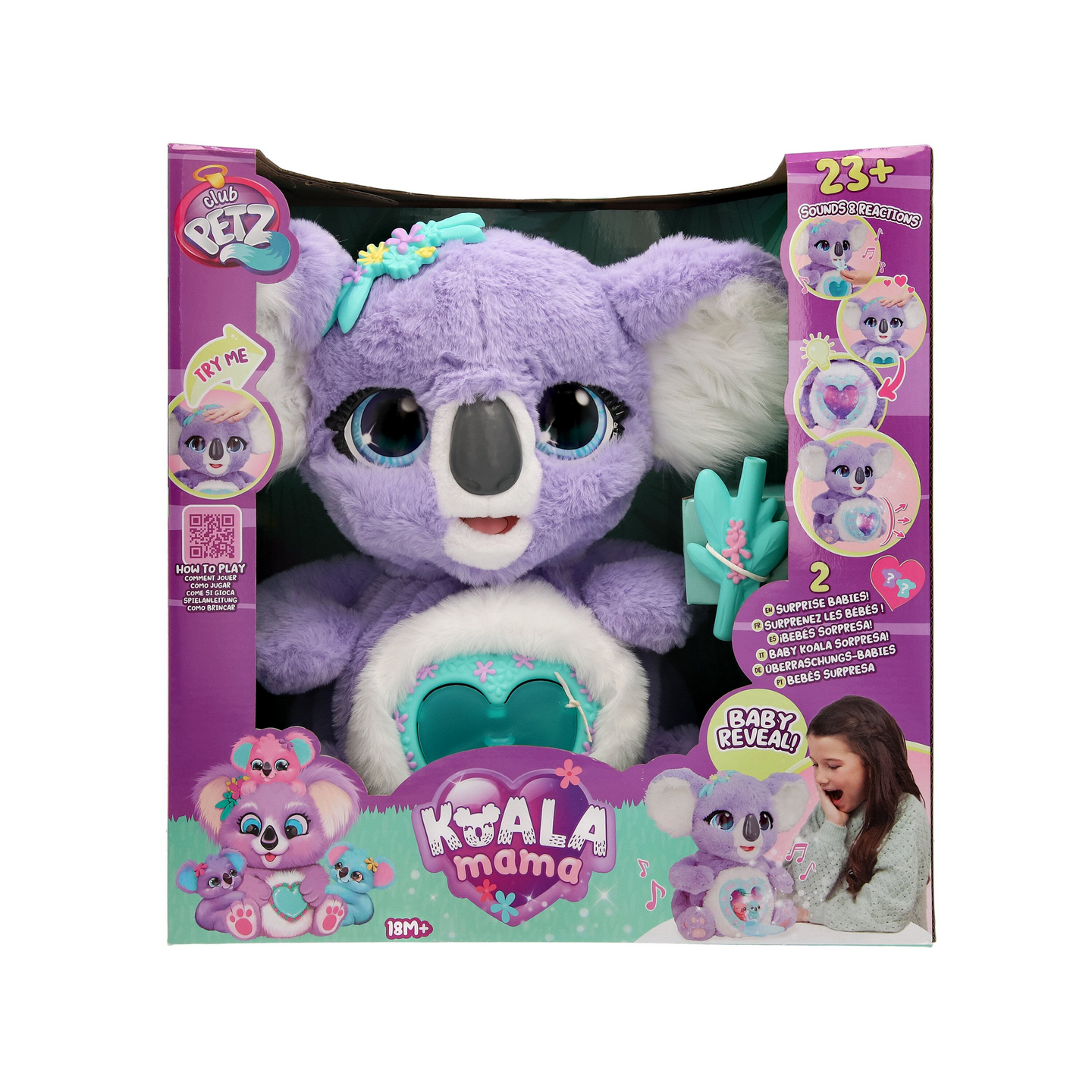 Club Petz Koala Mama interaktiivinen lemmikki ja poikaset