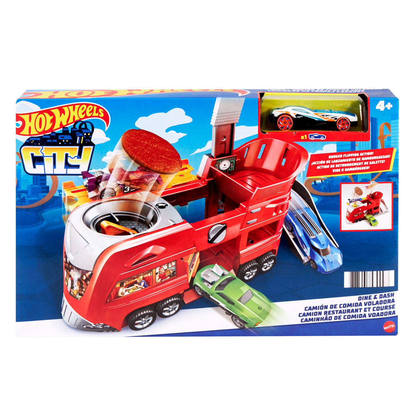 Hot Wheels Fold Out -kokoontaittuva autoleikkisetti