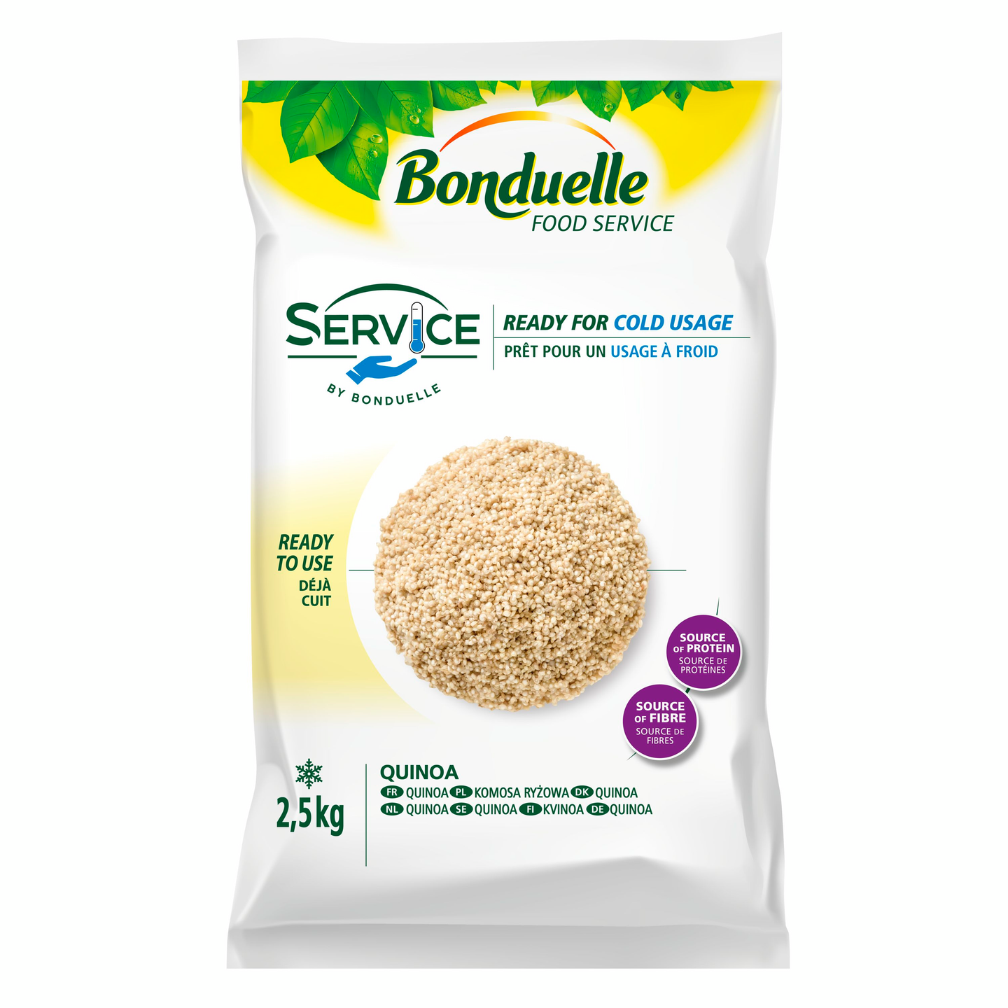Bonduelle Kvinoa kypsä 2,5kg pakaste