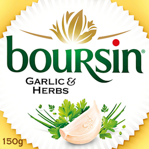 Boursin valkosipuli & yrtti tuorejuusto 150g