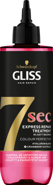 Schwarzkopf Gliss tehohoito 200 ml Colour Perfector 7sec