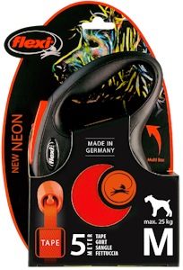 Flexi New Neon talutin M nauha 5m oranssi