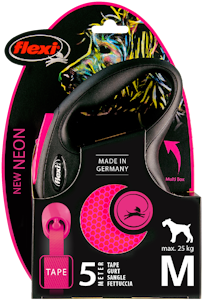 Flexi New Neon M nauha 5m pinkki