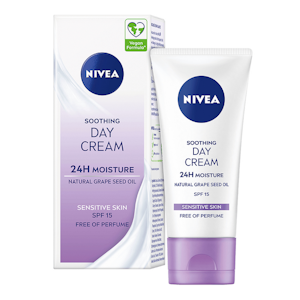 NIVEA 50ml Soothing Day Cream SK15 -päivävoide