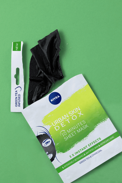 NIVEA Urban Skin Natural Detox Sheet Mask -kasvonaamio 1kpl
