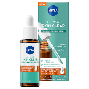 NIVEA 30ml Derma Skin Clear Rebalance & Clear Serum -kasvoseerumi