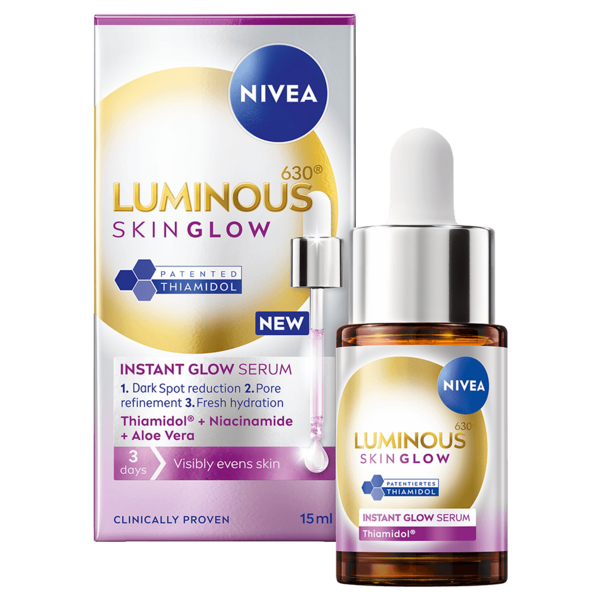 NIVEA 15ml Luminous630 Skin Glow Instant Glow Serum -kasvoseerumi
