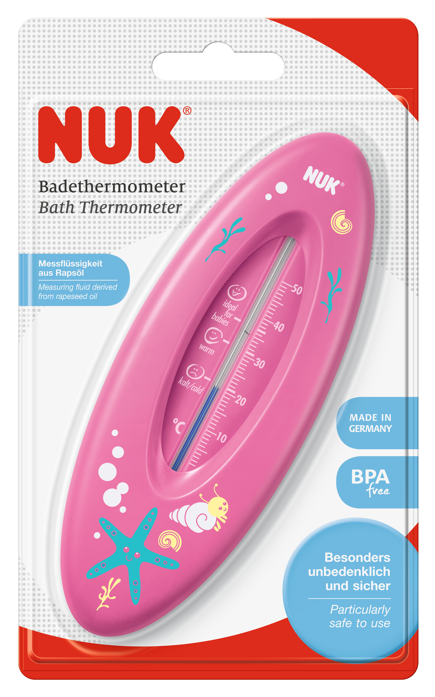 NUK Vauvan kylpylämpömittari VÄRILAJITELMA
