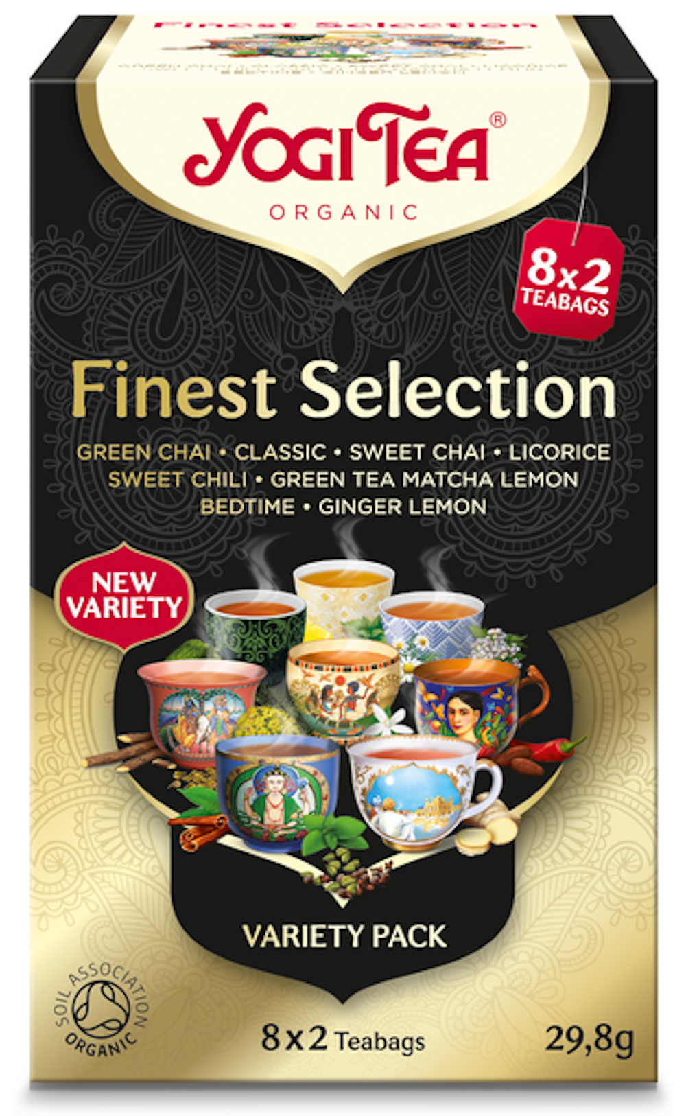 Yogi Tea Luomu Finest Selection Maustetee 16x2.18g — HoReCatukku Kespro
