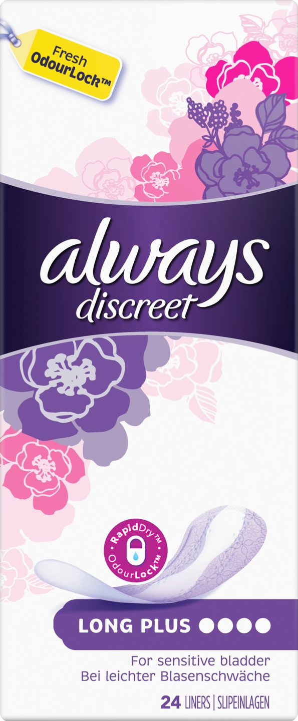 Always 24kpl Discreet Plus inkontinenssisuoja