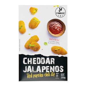 Fingies cheddar jalapenos ja dippi 250g pakaste