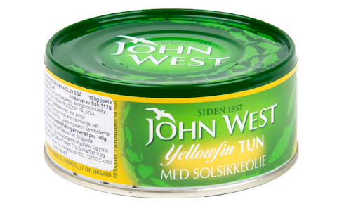 John West Yellowfin tonnikalaviipaleita auringonkukkaöljyssä 160g/112g