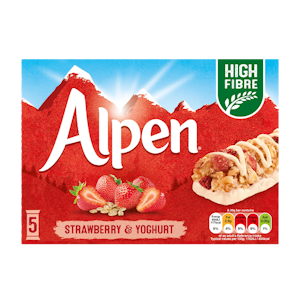 Alpen Strawberry & Yoghurt myslipatukka 5x29 g