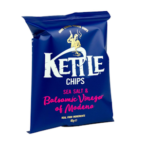 Kettle Chips 40g Sea Salt & Balsamic Vinegar Perunalastut