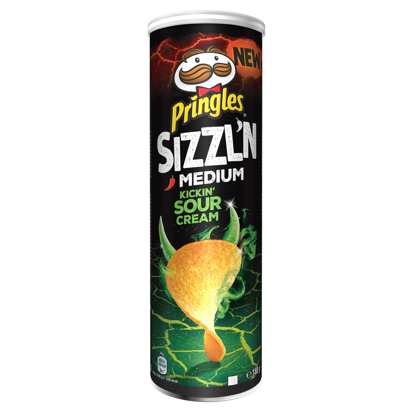 Pringles SIZZLN Kickin Sour Cream 180g