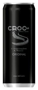 Croc Tail E Vodka long drin Original 4,7% 0,33l