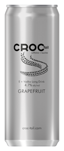 Croc Tail E Vodka long drink Grapefruit 4,7% 0,33l