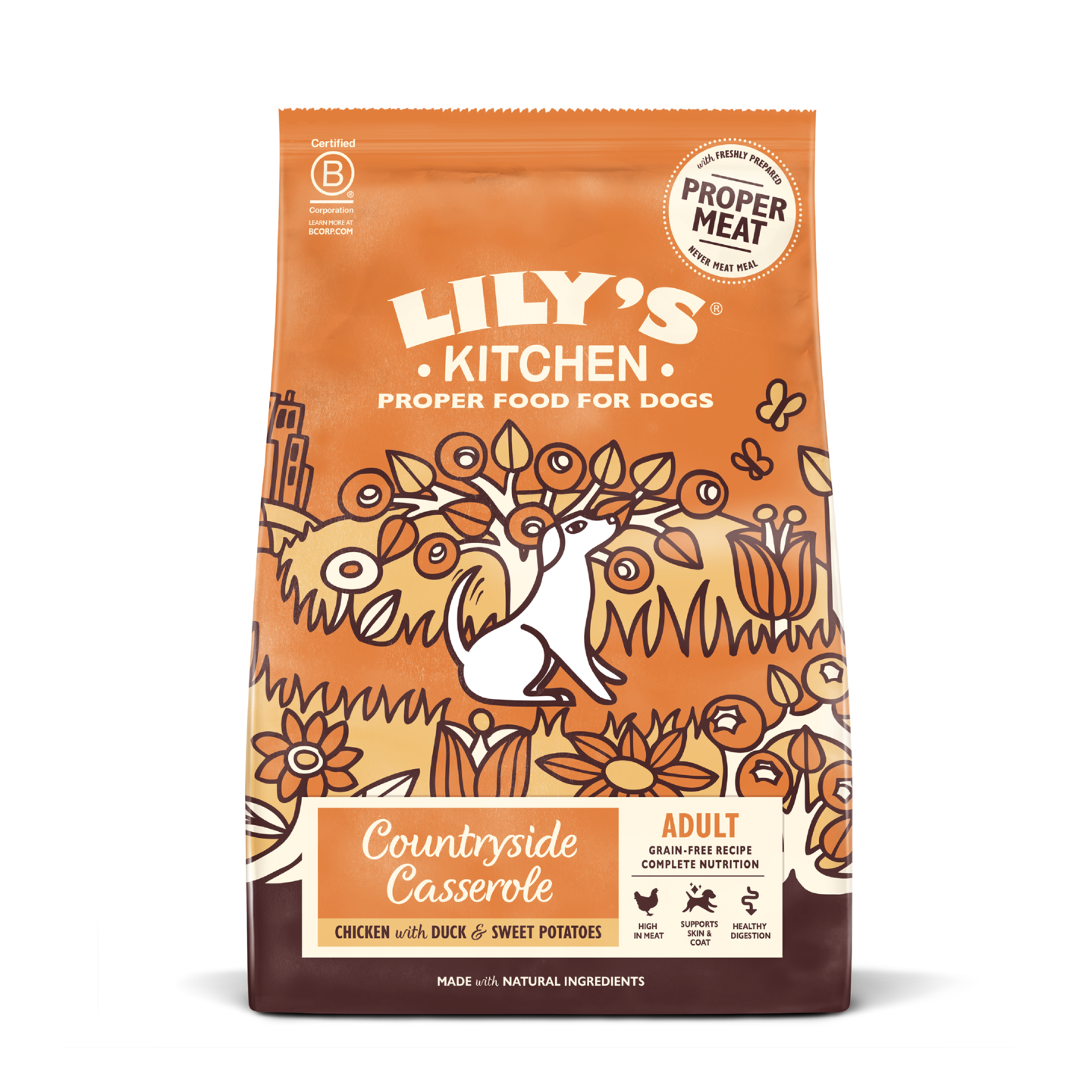 Lilys Kitchen 2,5kg Chicken and duck Countryside Casserole koiranruoka