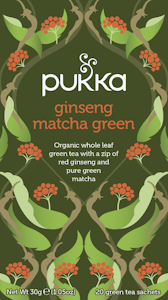 Pukka 20x1,5g Gins matcha green tee