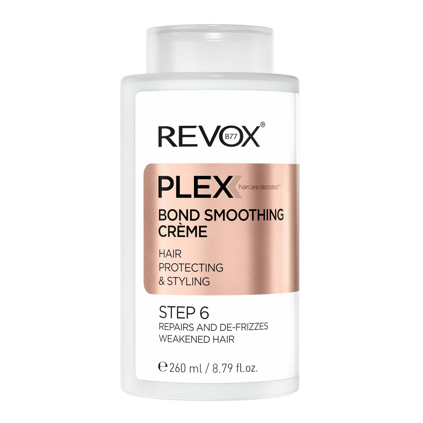 Revox B77 Plex hiustenhoitoaine 260ml Smoothing Creme vaihe 6