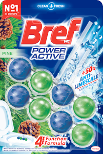 Bref Power Active wc-raikastin 2x50g Pine