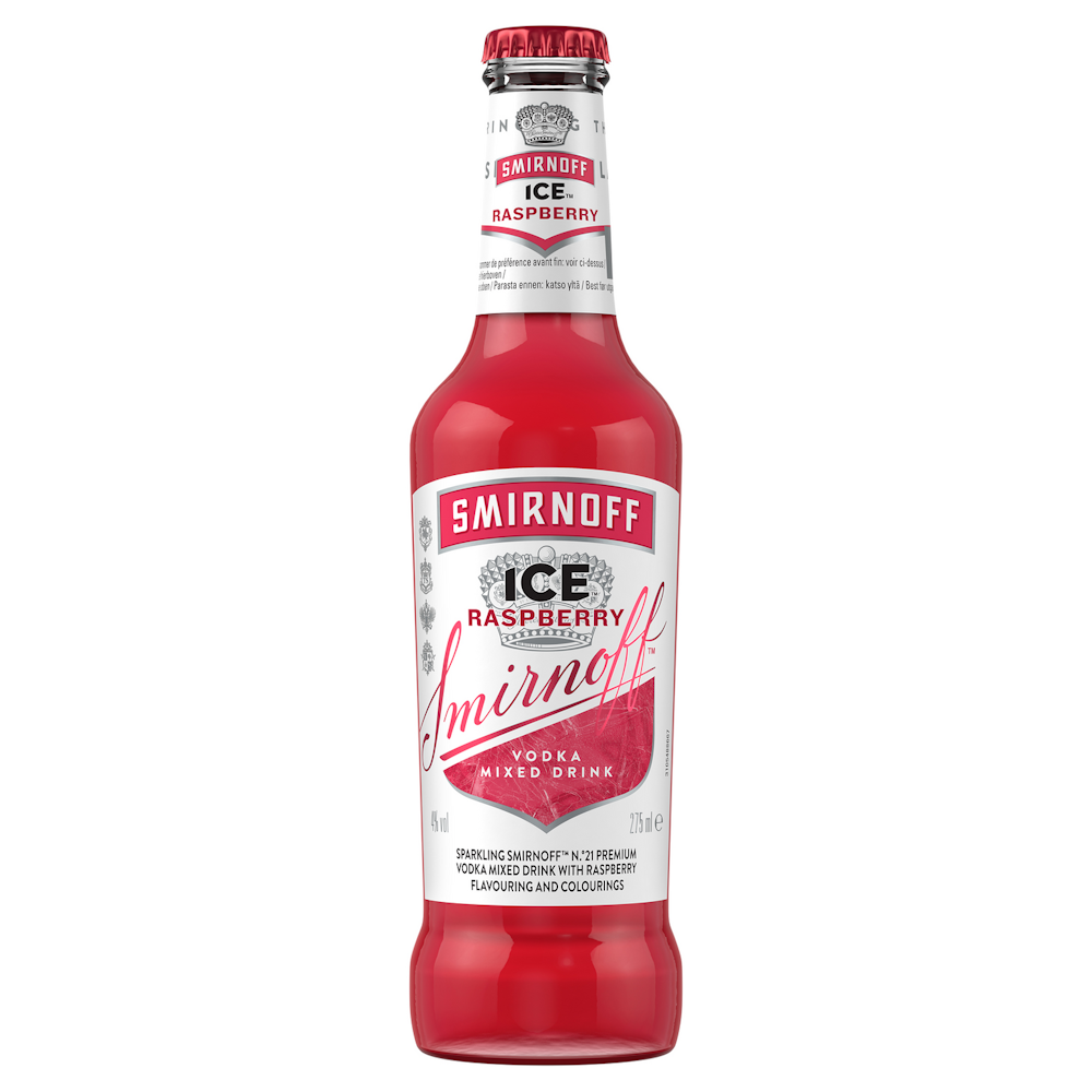 Smirnoff Ice Raspberry 4 0275l — Horeca Tukku Kespro