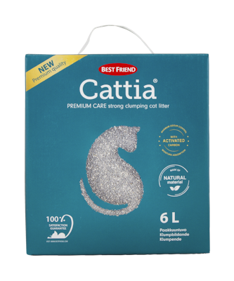 Best Friend Cattia Premium Care kissanhiekka paakkuuntuva 6L