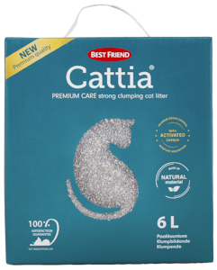 Best Friend Cattia Premium Care kissanhiekka paakkuuntuva 6L