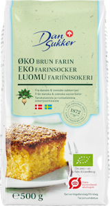 Dansukker Luomu fariinisokeri 500g