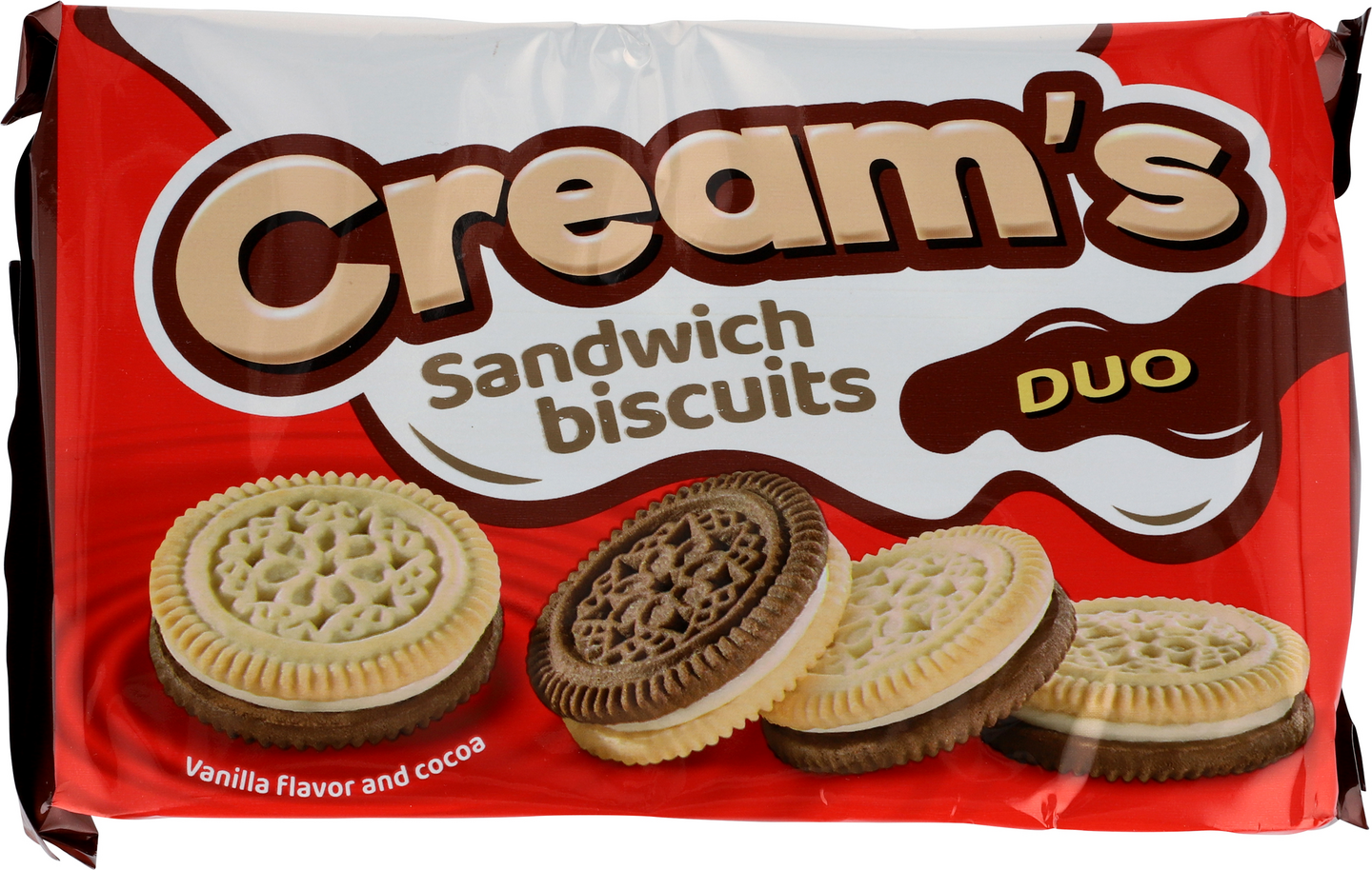 Creams sandwich biscuits 230g Duo