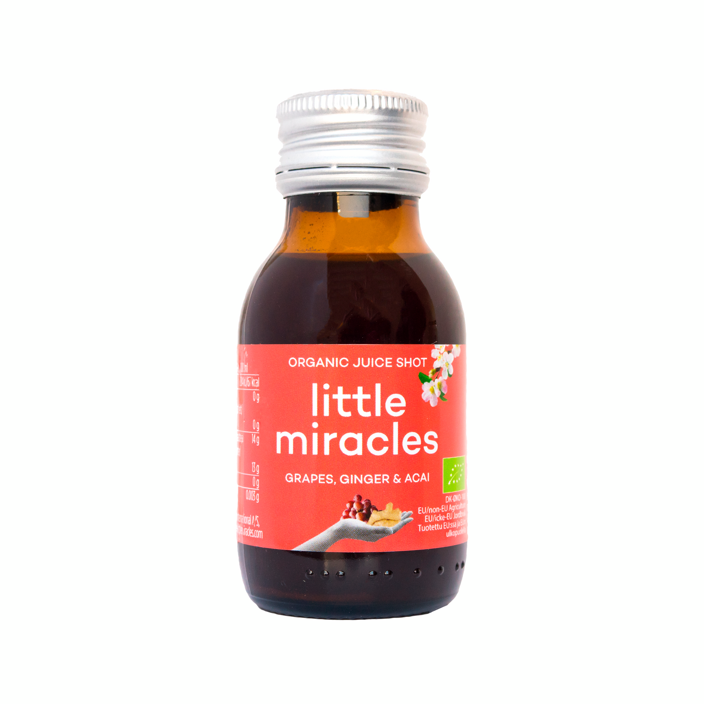 Little Miracles Shot grape-ginger-acai 60ml luomu