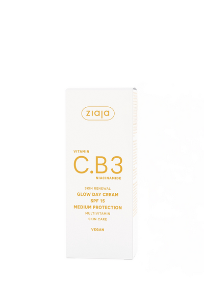 Ziaja C.B3-vitamiini Glow SPF 15 päivävoide 50 ml