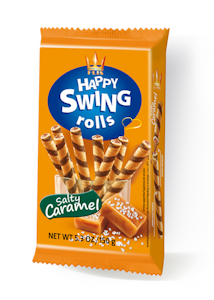 Happy Swing Rolls vohvelirulla 150g salty caramel