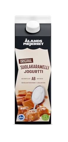 Ålandsmejeriet jogurtti 1kg suolakaramelli