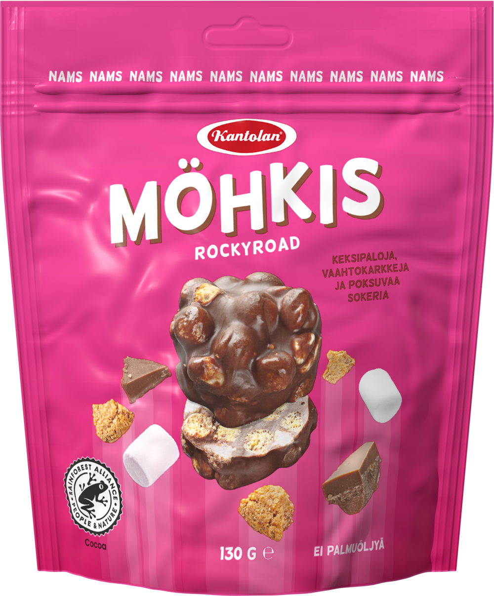 Kantolan Möhkis rockyroad 130 g — HoReCa-tukku Kespro