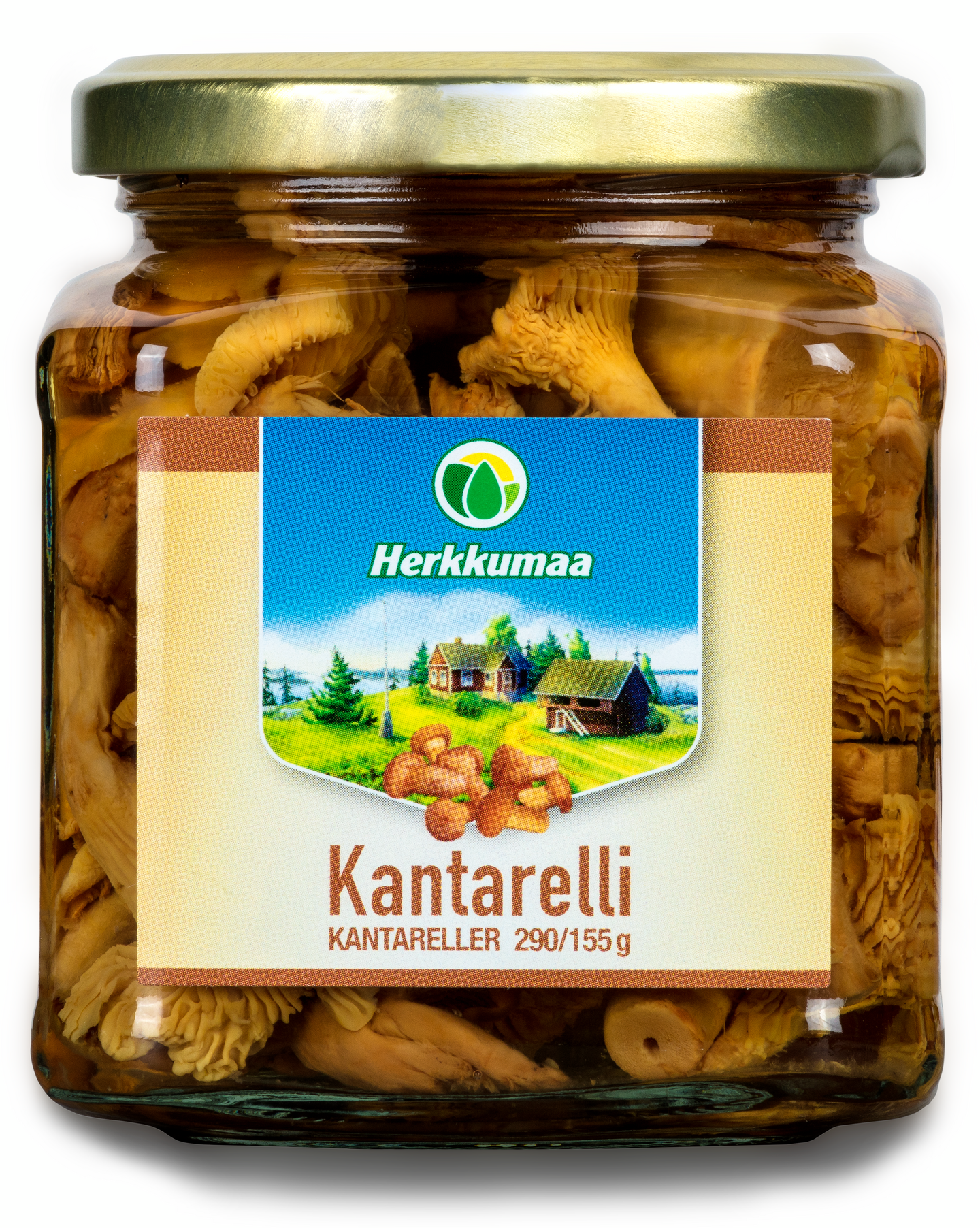 Herkkumaa Kantarelli 290g/155g