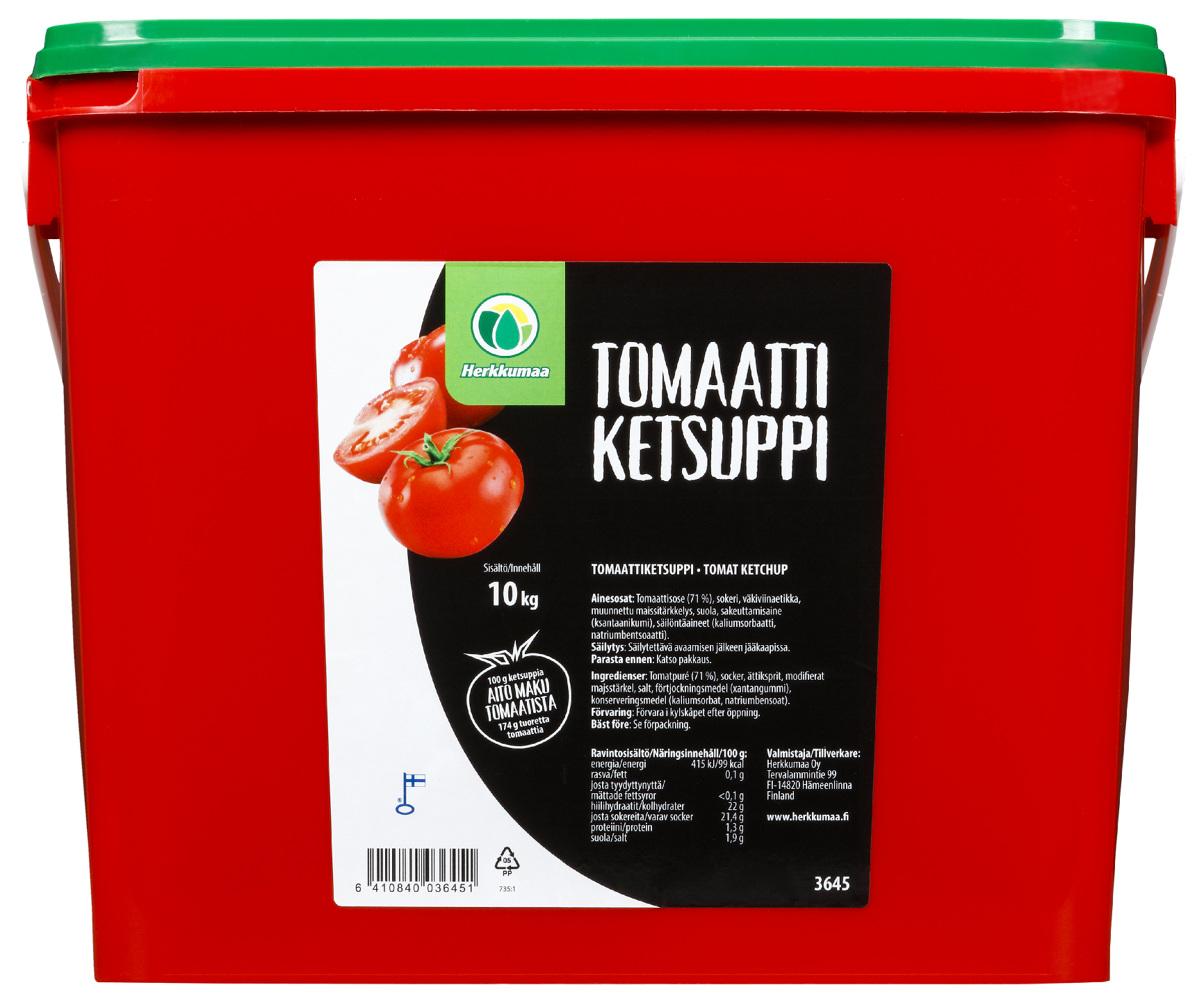 Herkkumaa tomaattiketsuppi 10kg
