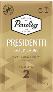 Presidentti kahvi 500g gold label hj