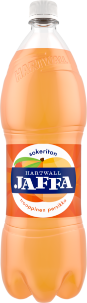 Hartwall Jaffa Trooppinen Persikka sokeriton virvoitusjuoma 1,5l