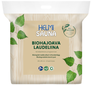 Helmi Sauna biohajoava laudeliina 15 kpl