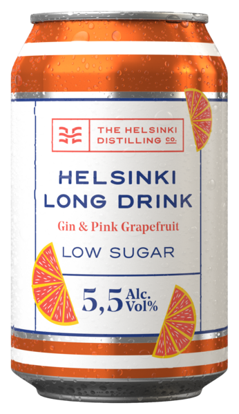 Helsinki Long Drink Gin Pink Grapefruit low sugar 5,5% 0,33l