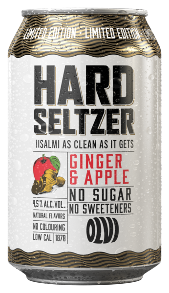Olvi Hard Seltzer ginger-apple 4,5% 0,33l
