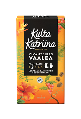 Kulta Katriina Vivahteikas vaalea suodatinkahvi RFA 450g