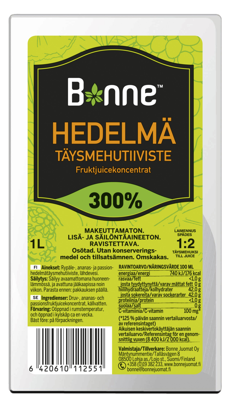Bonne 1l Hedelmätäysmehutiiviste 300%