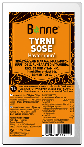 Bonne tyrnisose 100% 1l