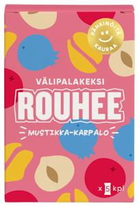 Rouhee välipalakeksi 5x30g mustikka-karpalo